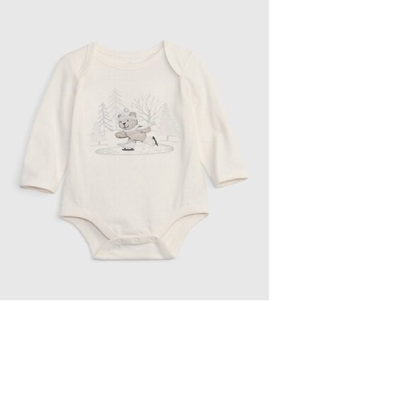 GAP Baby Organic Cotton Mix and Match Printed Bodysuit and Leggings 2-Piece 3-6M - Picture 2 of 12